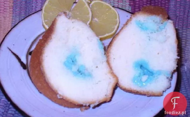 Holland Bols Blue White Chocolate Pudding Bundt Cake