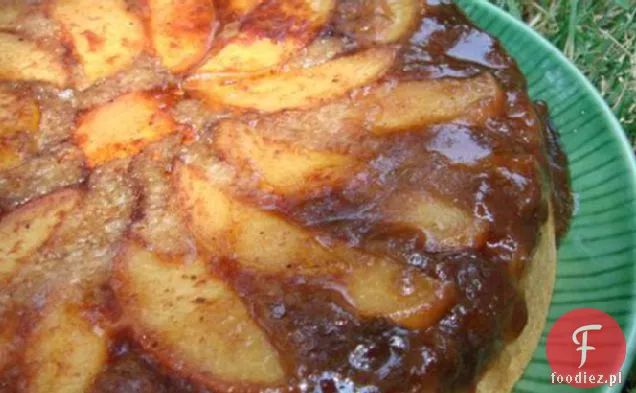 Lekkie Brzoskwiniowe Ciasto Do Góry Nogami