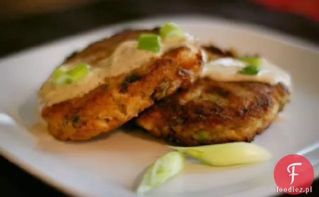 Ciasta Krabowe Z Sosem Cytrynowo-Czosnkowym Aioli