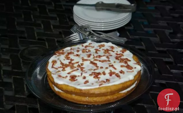 Ciasto Pomarańczowo-Makowe Z Lukrem Twarogowym