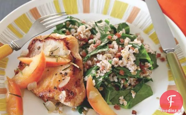 Kotlety Schabowe Z Jabłkami I Warzywami