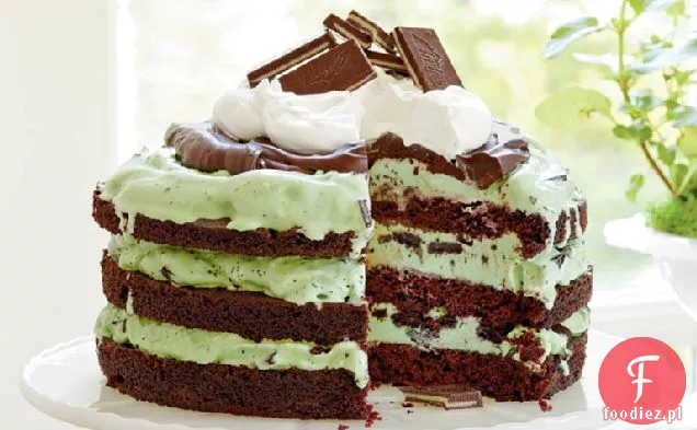 Tort Lodowy Miętowo-Czekoladowy
