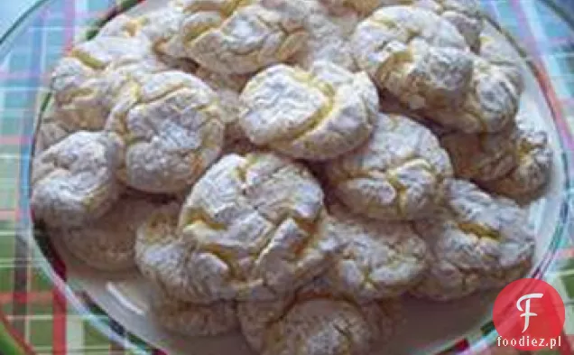 Lemon Snowflake Cookies