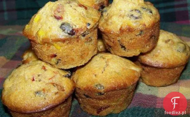 Muffiny Kukurydziane Z Czarnej Fasoli