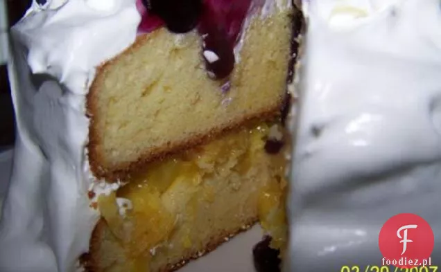 Kwaśna Śmietana Żółty Tort
