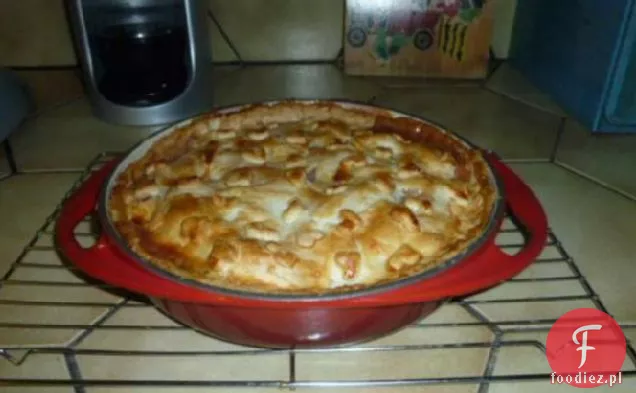 Deep Dish Fresh Peach Pie - Le Creuset Round Tarte Tatin Pan
