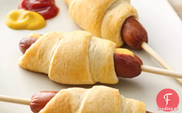 Półksiężyc pies na patyku