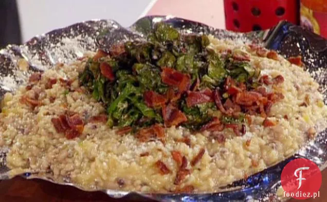 Black-Eyed Pea Risotto z boczkiem i zielenią Południową
