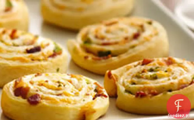 Crescent Bacon-Cheddar Pinwheels