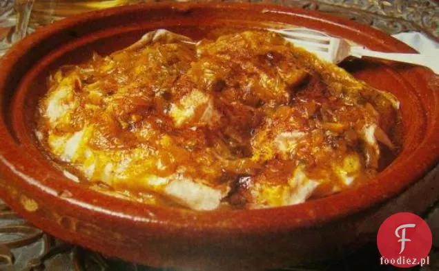 Kurczak marokański w liściach ciasta