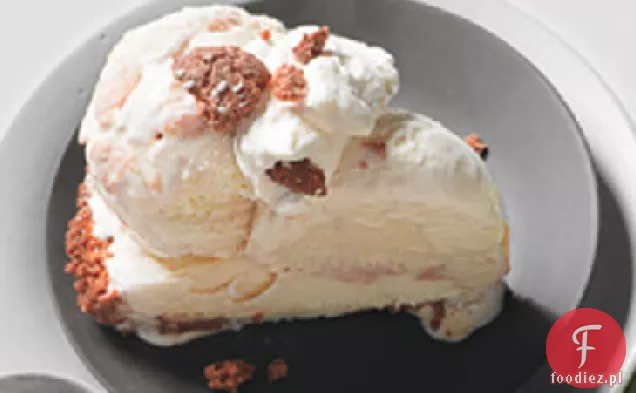 Ciasto brzoskwiniowe z ciasteczkową skórką Amaretti