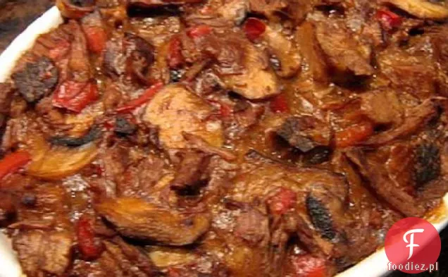 One Dish Beef & Mushroom Pot Pie