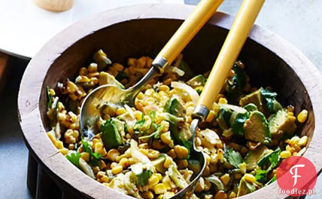 Grillowana kukurydziana Sałatka Poblano z Chipotle Vinaigrette