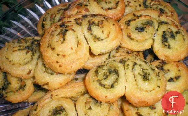 Palmiers Du Basilic (Pikantne Ciasteczka O Zapachu Bazylii