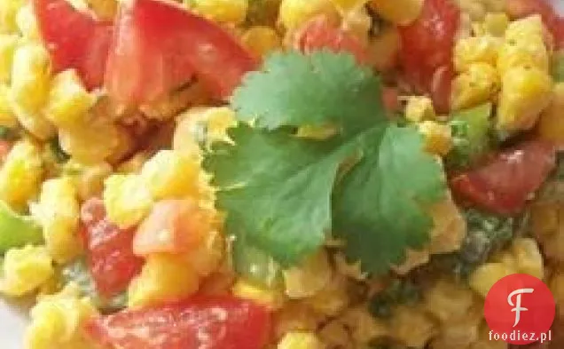 Kolendra Pomidor Kukurydza Sałatka
