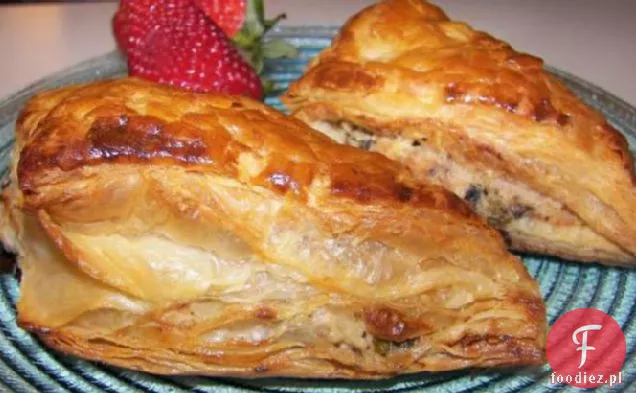 Kremowe pasty piknikowe z kurczakiem i czosnkiem-paczki z Boursin