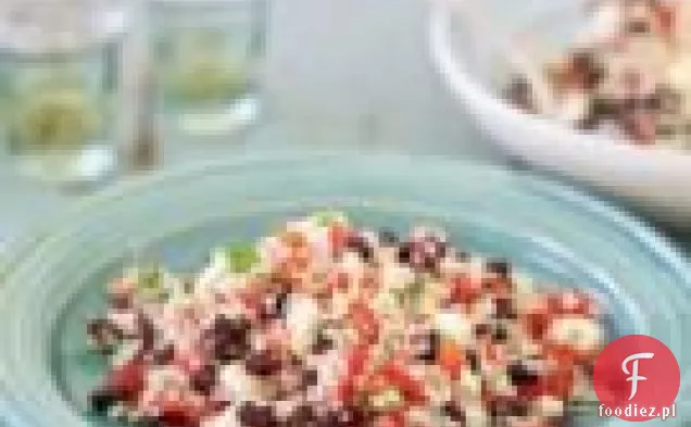 Sałatka Z Czarnej Fasoli, Kukurydzy I Komosy Ryżowej