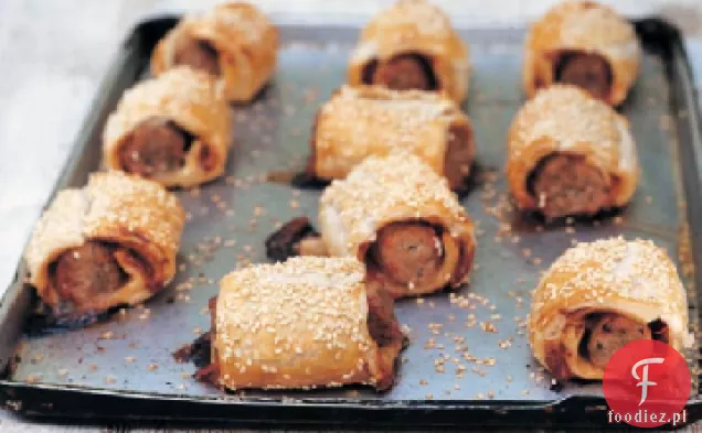 Kiełbasa i Chutney Puffs przepis