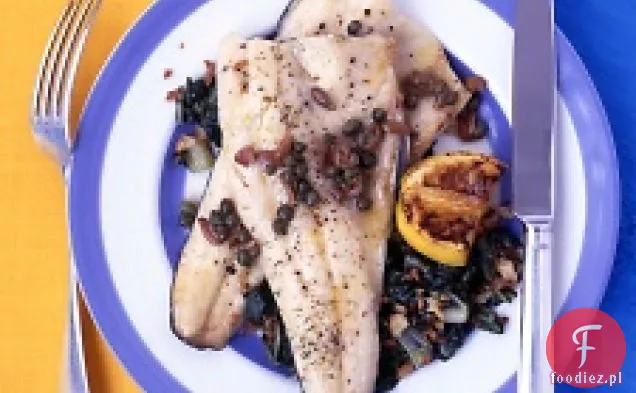 Pstrąg Z Oliwkami I Brązowym Masłem