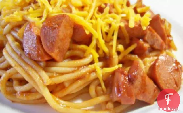 Spaghetti Chili Z Hot Dogami