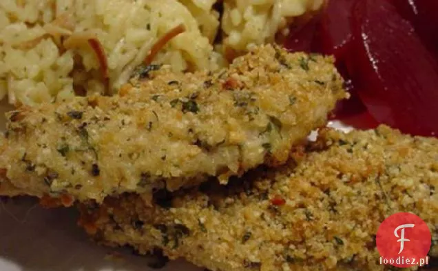 Parmezan paluszki z kurczaka lub filety