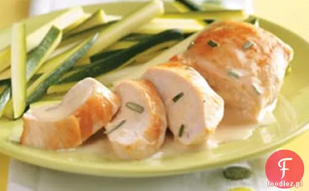 Kurczak w sosie maślanym z rozmarynem