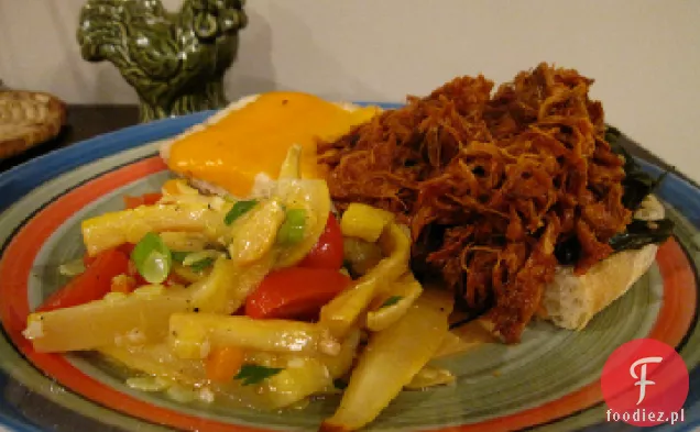 Pulled BBQ Chicken-Slow Cooker