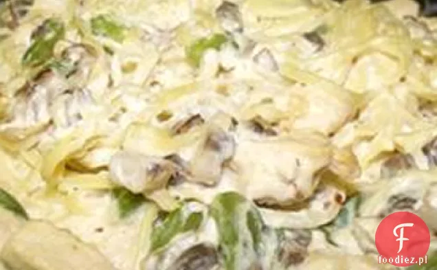 Pieczarkowy Kurczak Tetrazzini