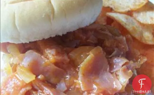 Crock Pot BBQ kanapki z szynką