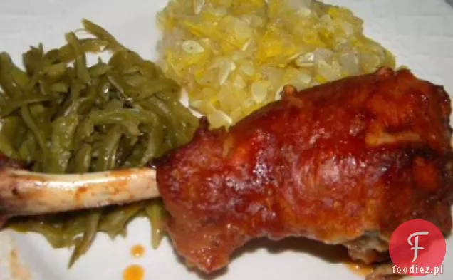 Łatwe Pieczone W Piecu Grillowane Nogi Indyka