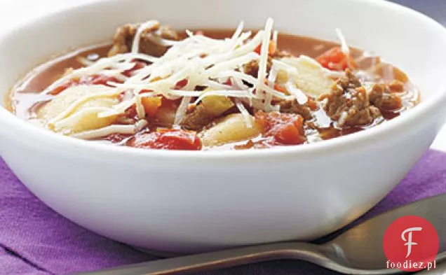 Kiełbasa Z Indyka-Zupa Gnocchi