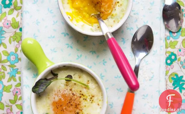 Jajka Pieczone Ze Szparagami I Rukolą