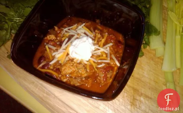 Curt ' s Five Alarm Touchdown Chili Con Carne With Beans