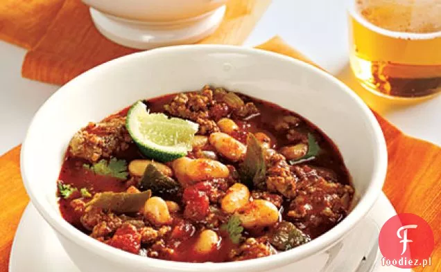 Chili z indykiem i fasolą