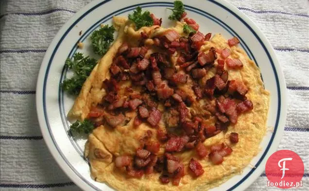 Zielona papryka, szynka i skórka z Tofu z octem sezamowym