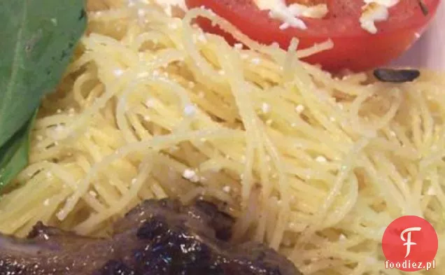 Spaghetti Z Masłem Brązowym Z Serem Greckim (Mizithra) 