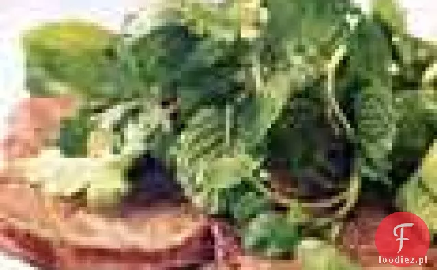 Pasztety wołowe z rukolą i sałatką ziołową