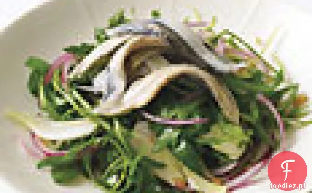 Hiszpańska Sardela, koper włoski i konserwowana Sałatka z cytryny