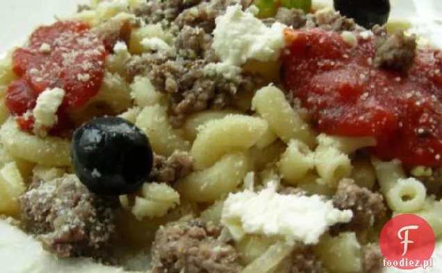 Grecki Makaron Z Sosem Mięsnym