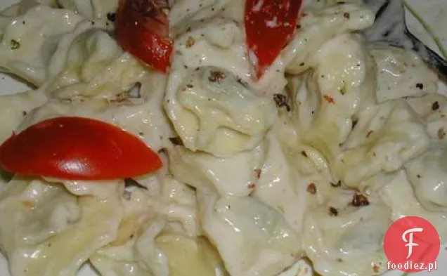 Tortellini Z Kremowym Sosem Czosnkowym
