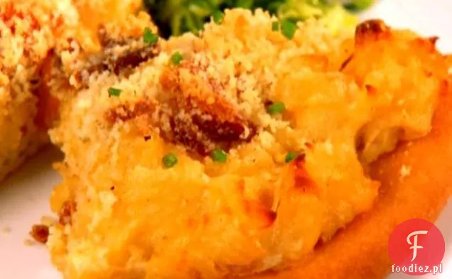 Pizza z makaronem i serem