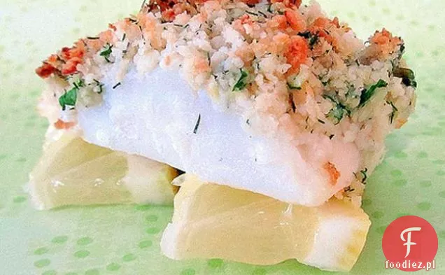 Masło I Zioła Krakers Crusted Pieczone Ryby Dorsz
