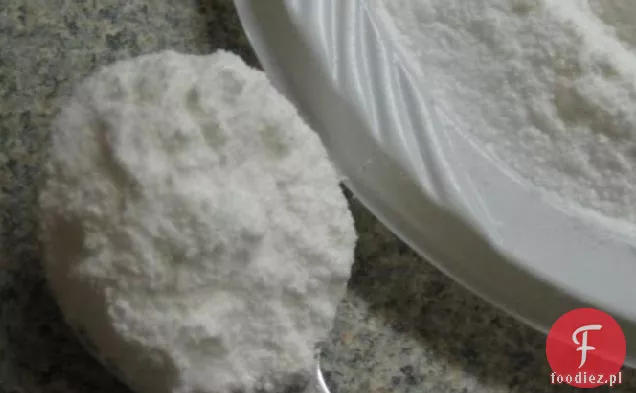 Domowy cukier puder z Splendą i glazurą