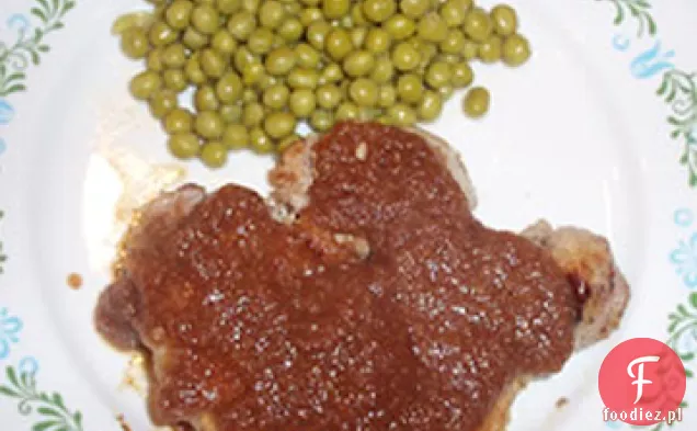 Kotlety wieprzowe w sosie gruszkowym