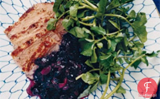 Polędwiczki Wieprzowe Z Chutneyem Jagodowym