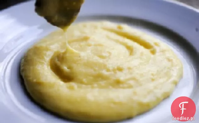 Kremowa Polenta z kozim serem