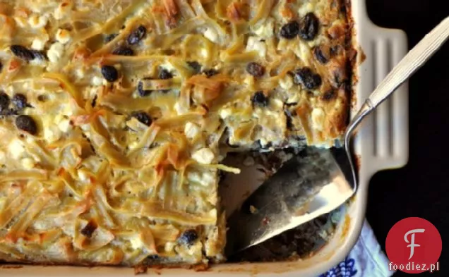 Cynamon Rodzynki Makaron Kugel