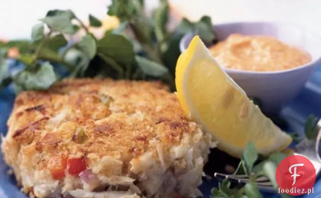 Ciasta krabowe z majonezem z czerwonej papryki