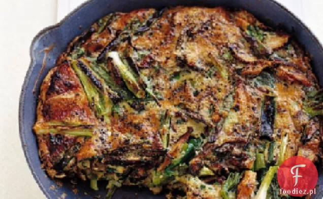 Grzyb i cebula Frittata