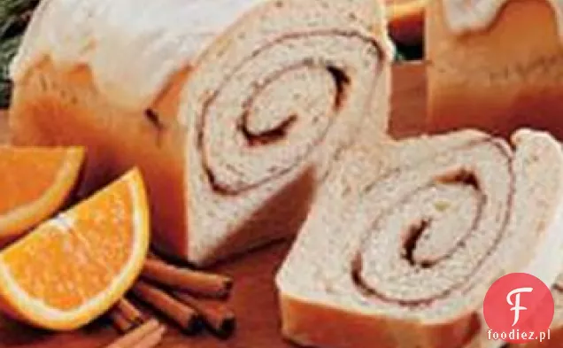 Cynamonowy Zawirowany Chlebek Pomarańczowy